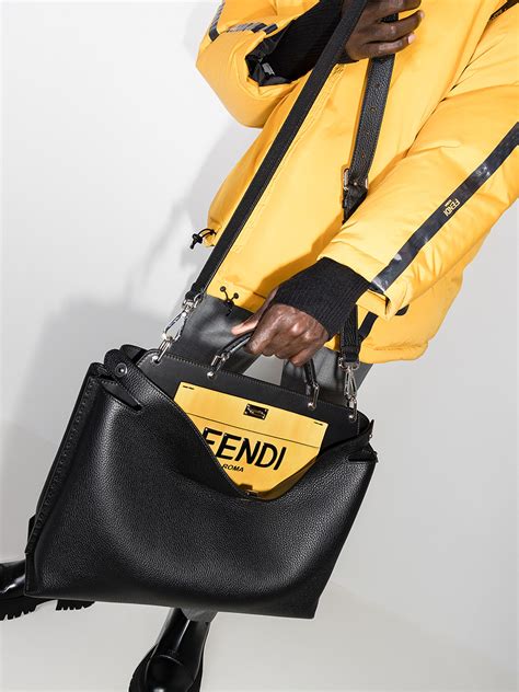 fendi satchel men|fendi detachable shoulder handbags.